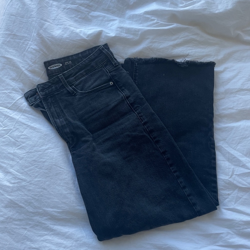 Old Navy Black Flare & Wide Leg Jeans
